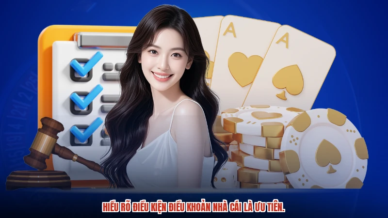 Hiểu rõ điều kiện điều khoản nhà cái là ưu tiên.
