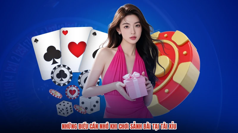 Những điều cần nhớ khi chơi sảnh bài tại TÀI XỈU
