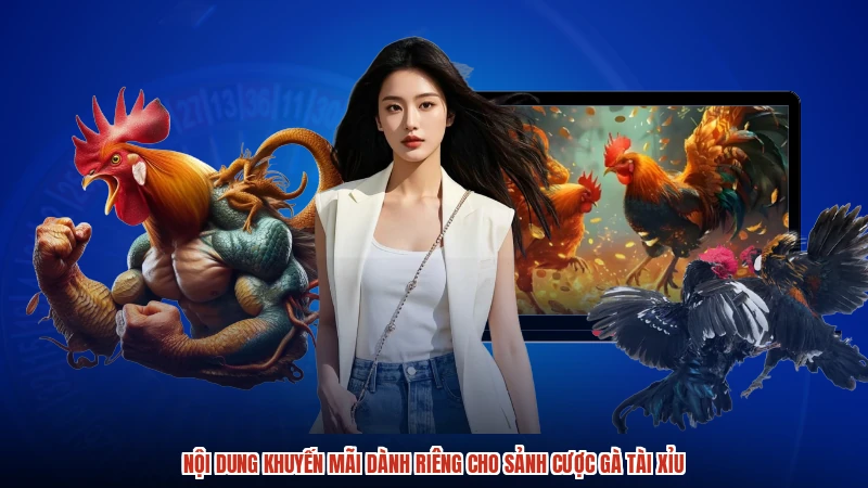 Nội dung khuyến mãi dành riêng cho sảnh cược gà TÀI XỈU
