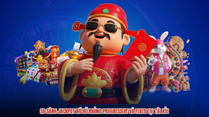 So sánh Jackpot nổ hũ khủng Progressive và Fixed tại TÀI XỈU