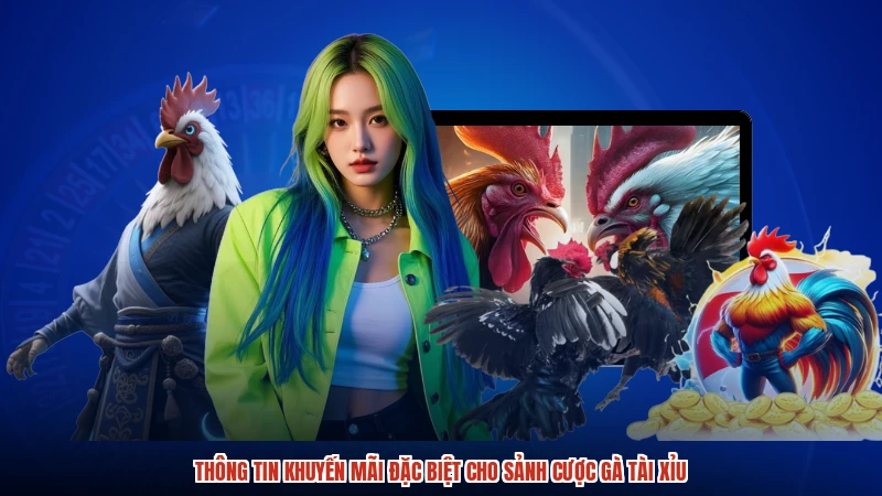 Thông tin khuyến mãi đặc biệt cho sảnh cược gà TÀI XỈU